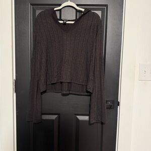 Athleta Dark Red V-Neck Sweater